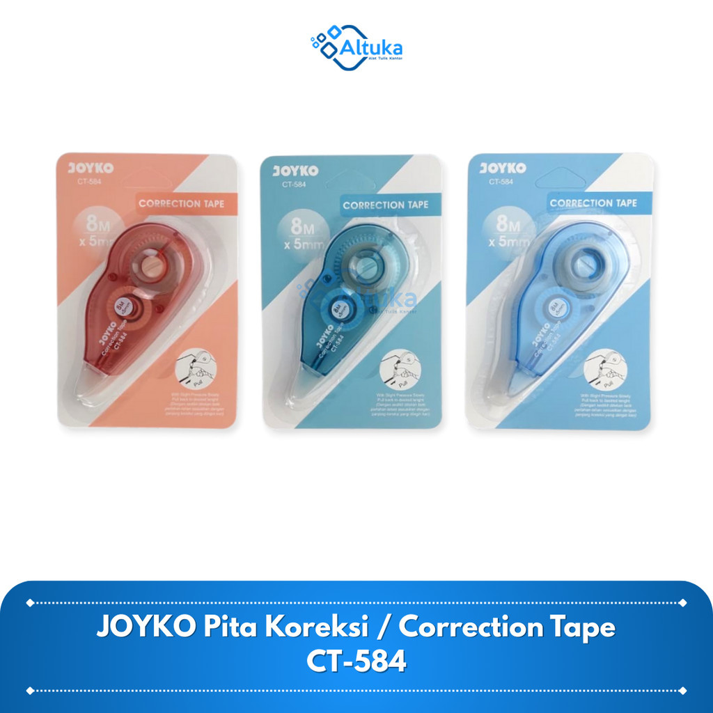 

JOYKO Pita Koreksi Correction Tape Koreksi Penghapus CT-584