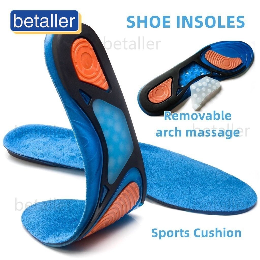 TERLARISSol Pijat Sisipan Ortopedi Elastis Penyangga Lengkungan Kaki Sepatu Bantalan Gel Silikon Unt
