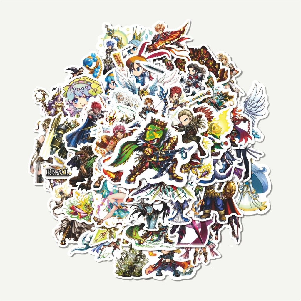 

Sticker Pack Stiker Game Brave Frontier Char Mix 12 | Sticker TUMBLR | Stiker LAPTOP KOPER HELM