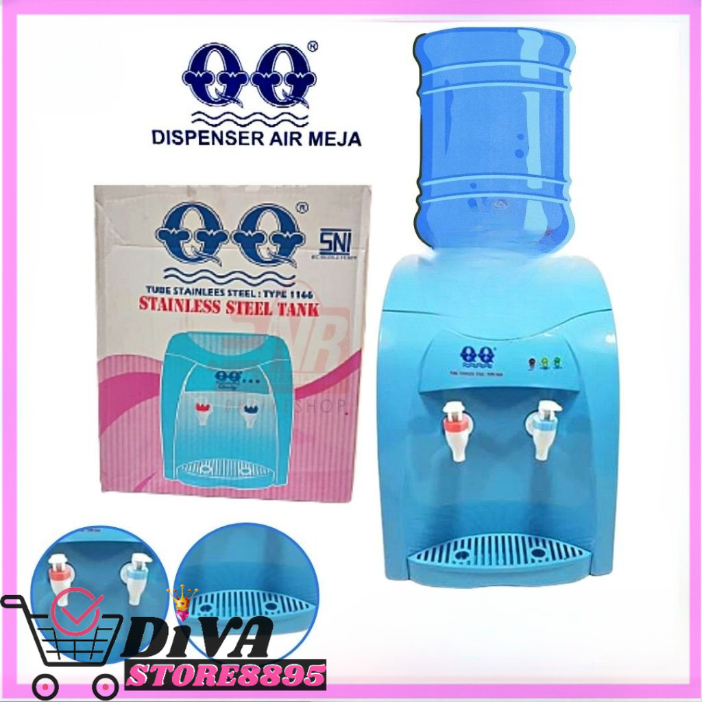 Dispenser Air Galon Meja QQ - 1166 / Dispenser Meja / Dispenser Galon / Dispenser Air Panas Normal