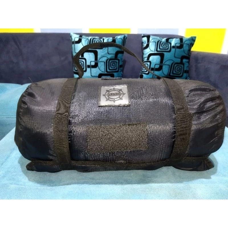 Sleeping bag hitam tebal Brimob asli jatah Polri