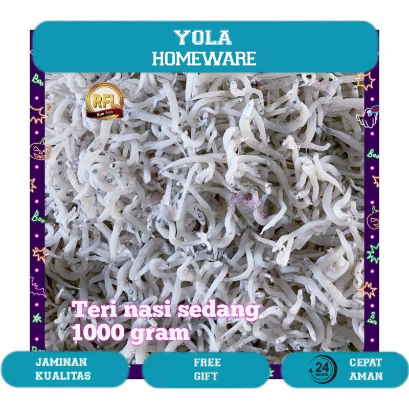 

ikan asin teri nasi medan sedang 1000 gram