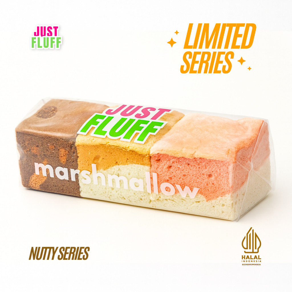 

[LIMITED SERIES] [NUTTY SERIES] MARSHMALLOW JUSTFLUFF [HALAL]