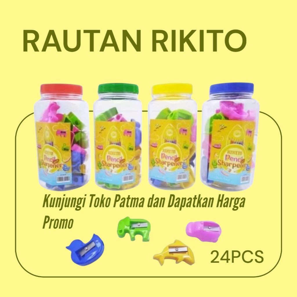 

( READY ) RIKITO RAUTAN ONGOTAN TOPLES MOTIF BINATANG ISI 24 PCS