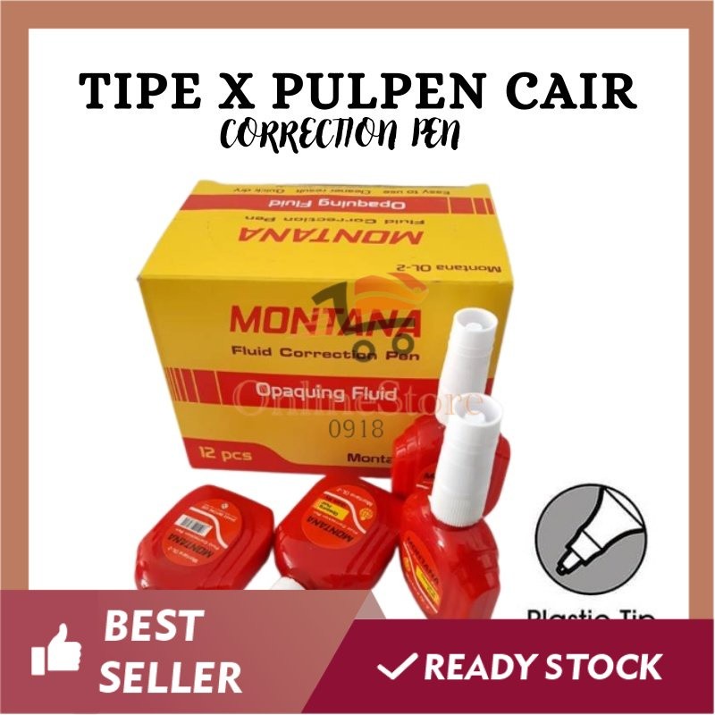 

OS -F315- TIP-EX CORRETION PEN - TIP X PUTIH - TIP X CAIR