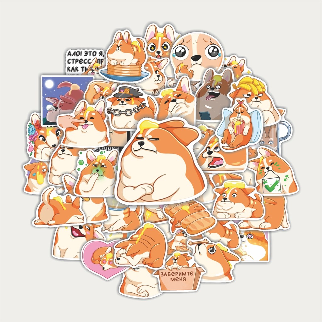 

Sticker Pack Stiker Hewan Cute Dog Bimchik [Bimchik Anjing Lucu] | Sticker TUMBLR | Stiker LAPTOP KOPER HELM