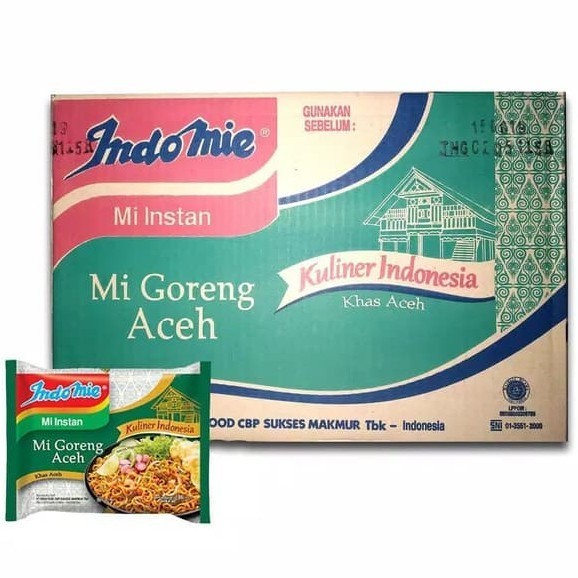 

Indomie Mie ACEH 1 dus isi 40