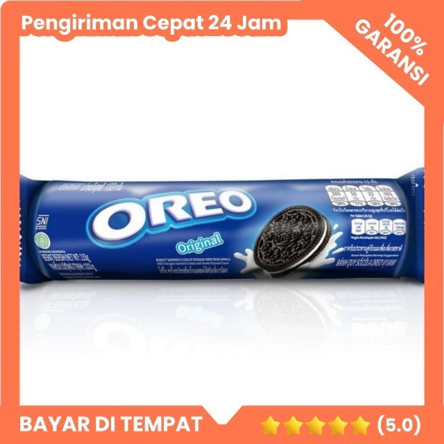 

OREO Biscuit sandwich coklat dengan krim 119gr