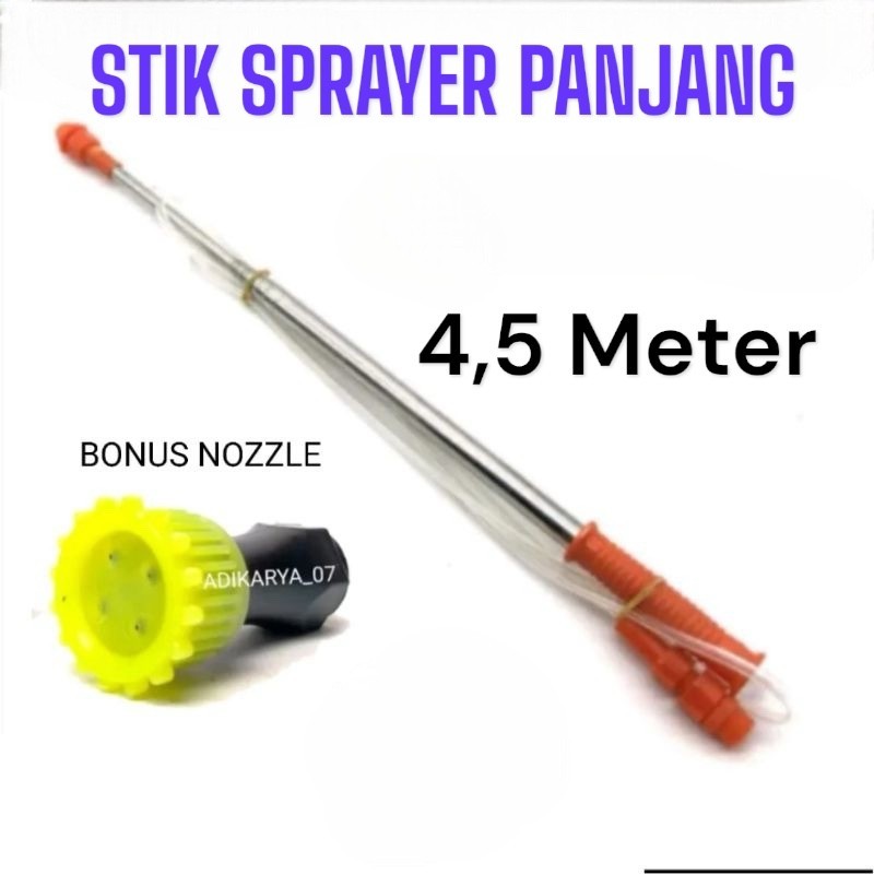 STIK SPRAYER POHON TINGGI MATERIAN FIBER KUAT RINGAN TAHAN KARAT