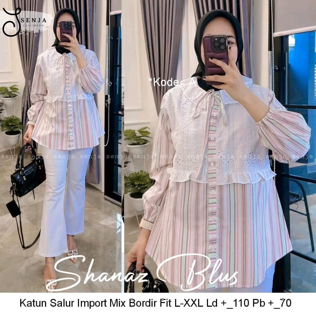 BLUS KATUN SALUR IMPORT BORDIR LD 110 PJ 70