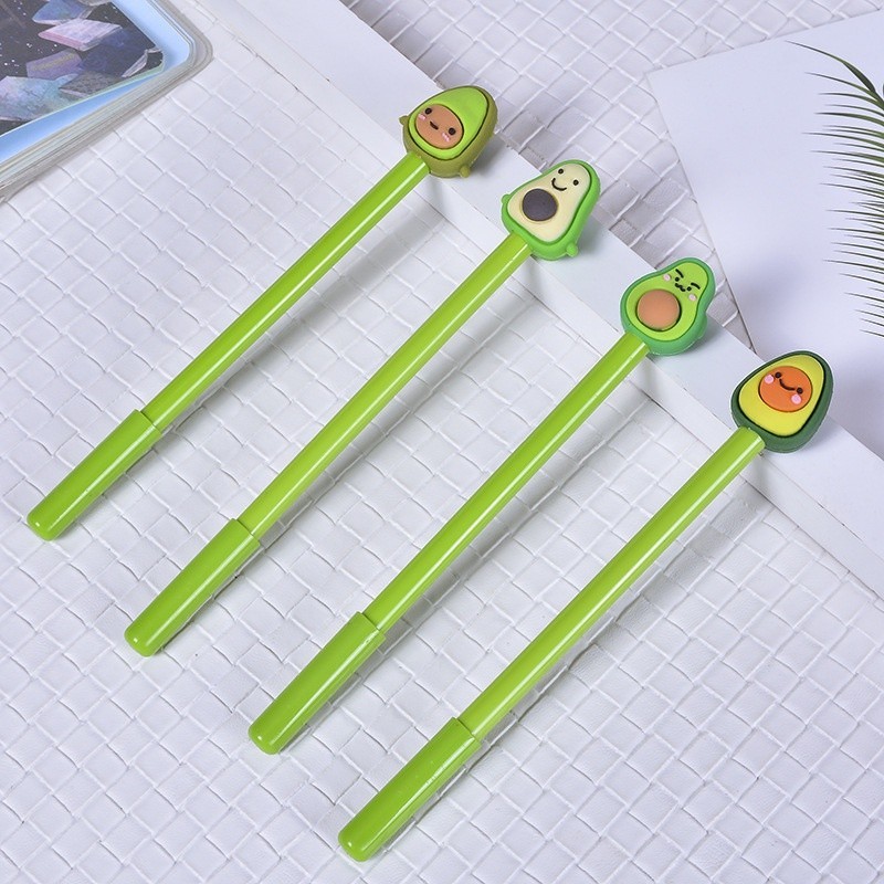 

COD Pena Karakter Alpukat Lucu Pulpen Tinta Gel Cair Motif Avocado Unik Alat Tulis Kantor Sekolah Stationary Murah