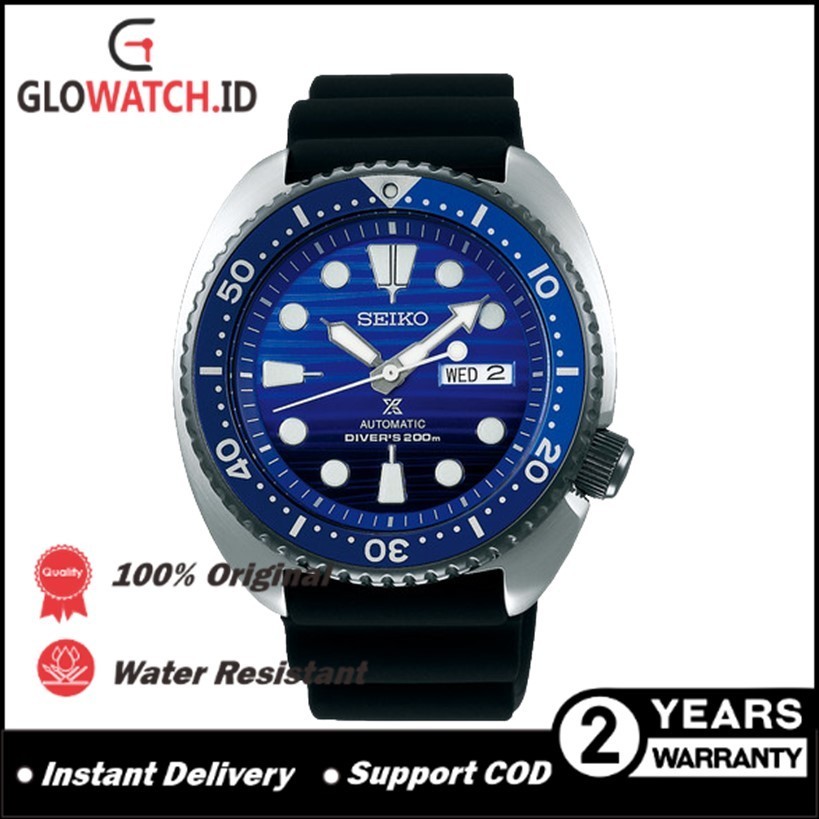 Jam Tangan Pria Seiko SRPC91K1 Prospex Turtle Save The Ocean Automatic Original (Garansi 2 tahun) / 