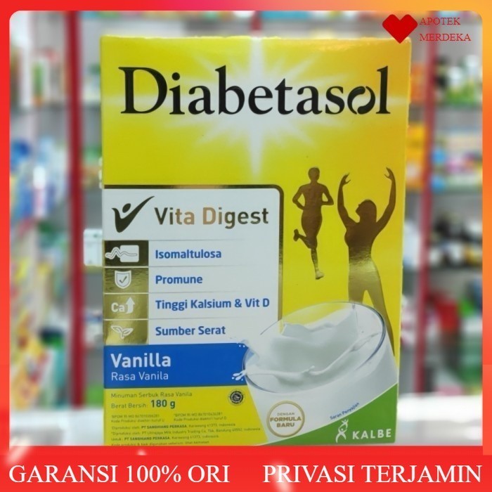 

Diabetasol Vanila / Susu Diabetasol Vita Digest Susu Rasa Vanilla