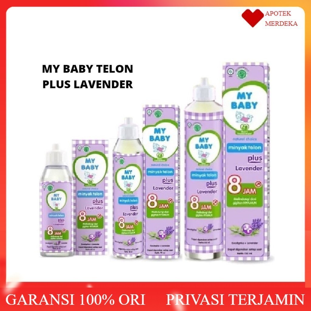 Minyak Telon Plus Lavender My Baby / Minyak telon lavender my baby / Minyak telon lavender 60ml 90ml