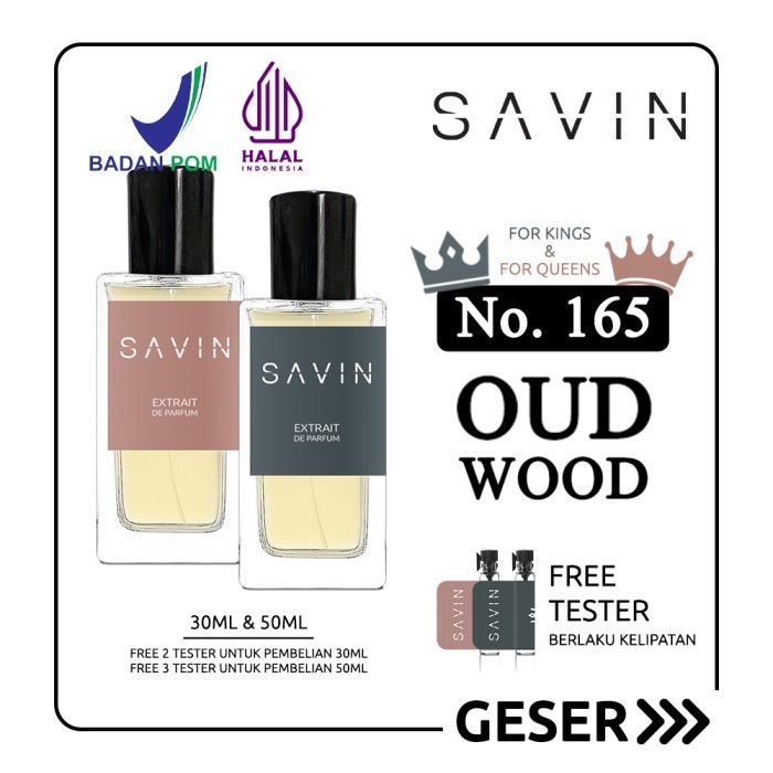 SAVIN PARFUM No. 165 - Oud Wood - 30ml, PRIA