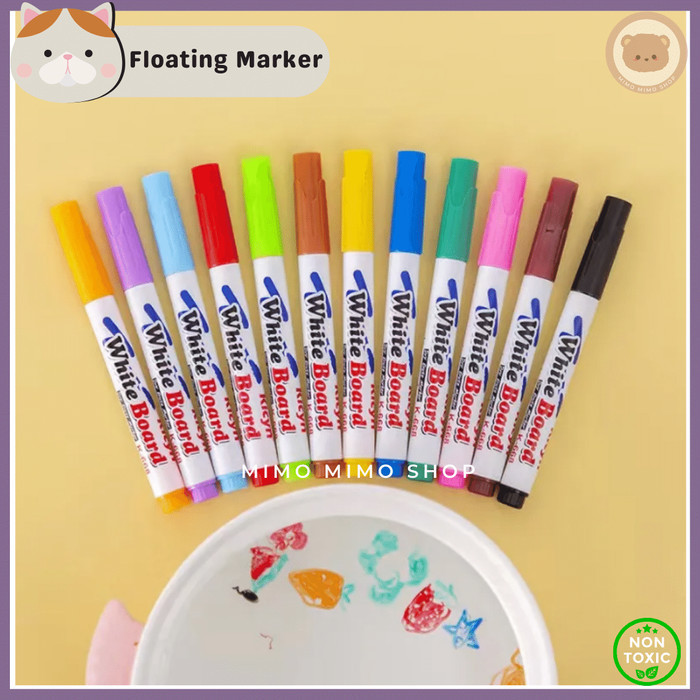 

SPIDOL AJAIB MENGAPUNG DI AIR | MAGIC MARKER FLOATING PEN WATER BASED