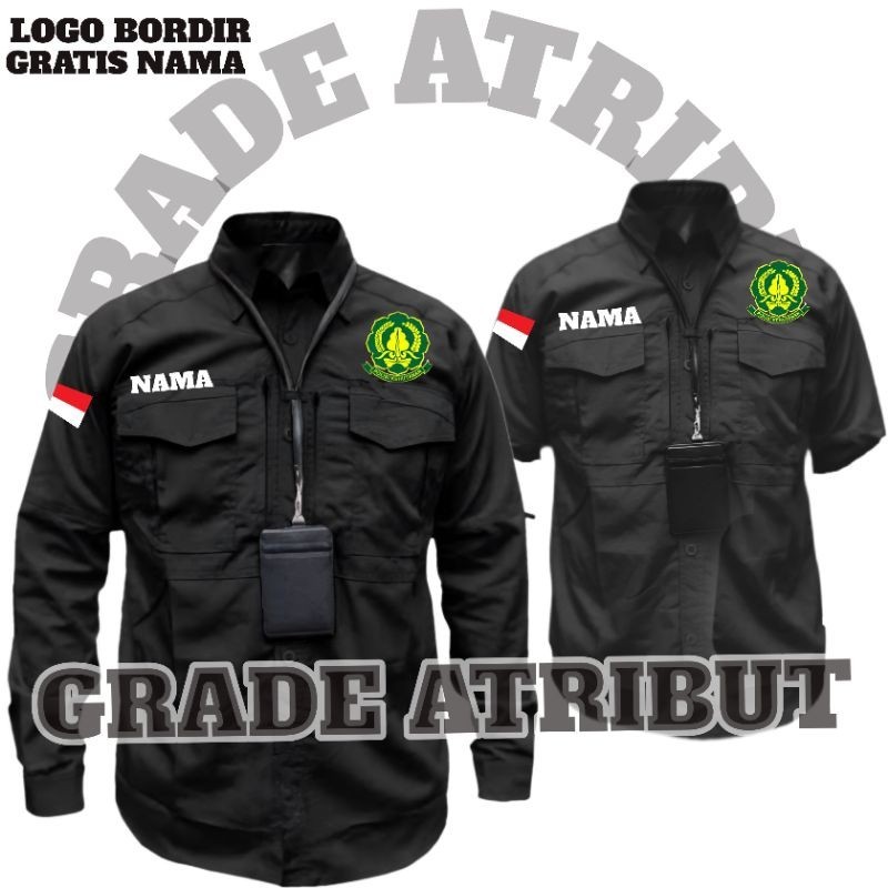 kemeja m-tac polhut / kemeja polhut / kemeja pdh polhut / kemeja pdl polhut / baju kerhaj polhut / s