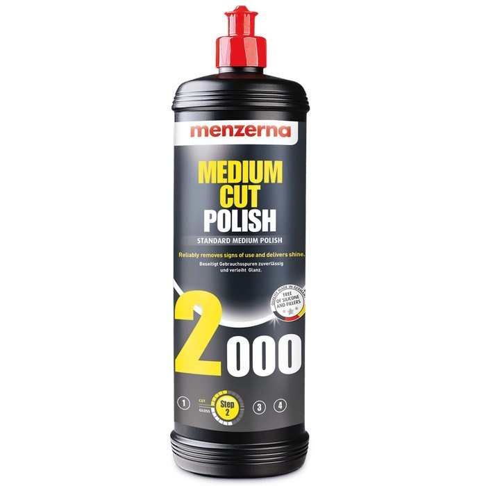 Menzerna 2000 Medium Cut Polish 1 Liter, kompon compound poles mobil