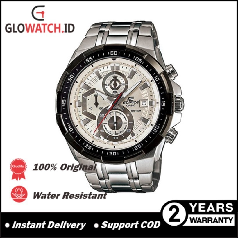 [Promo] Jam Tangan Pria Edifice EFR-539D-7A / EFR539D-7A Stainless Steel Original Casio (Garansi 2 t