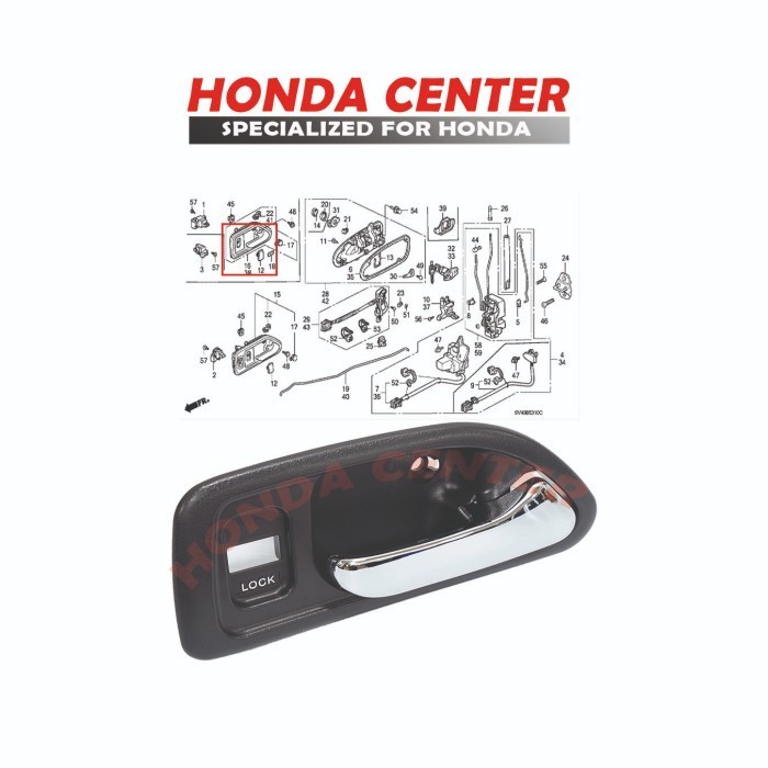 HANDLE PINTU TARIKAN PINTU DALAM DEPAN KANAN ACCORD CIELO