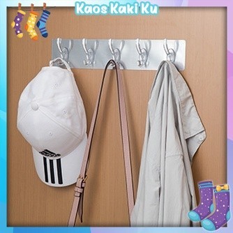 Gantungan Baju Tempel Dinding Pengait Gantungan Baju Dinding Tanpa Paku 3𝙆 704