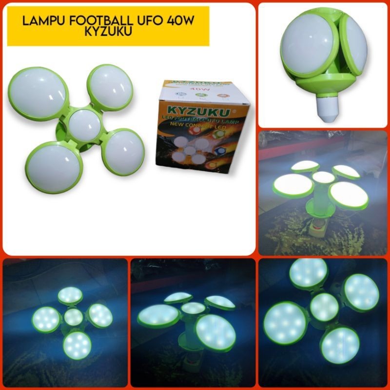 LAMPU LED BOLA FOOTBALL UFO COSCO KYZUKU NYALA TERANG