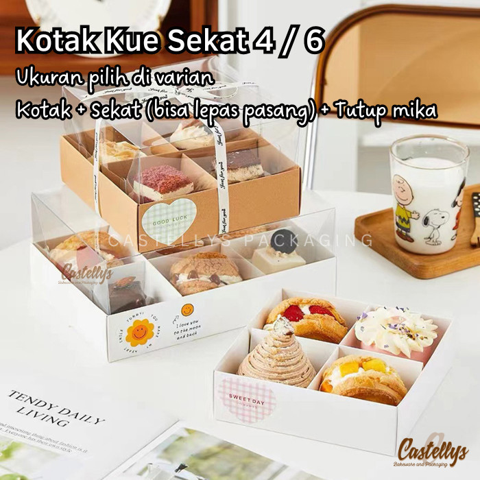 

Kotak Box Kue KC1710 KC251710 Tutup Mika Mini Cake Snack Pudding Dessert Bolu Pie