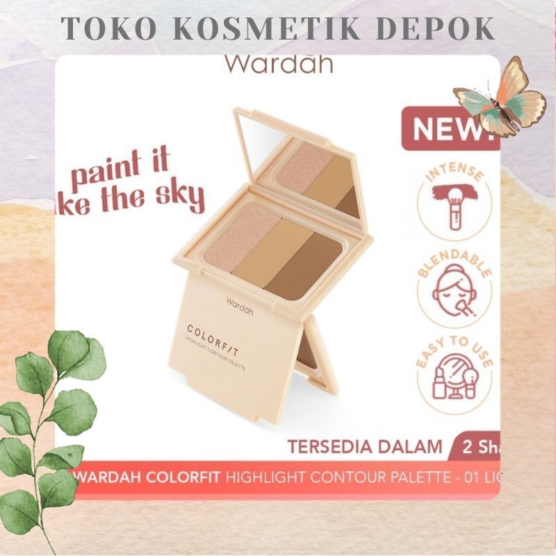 WARDAH COLORFIT HIGHLIGHT CONTOUR PALLETE | contour WARDAH