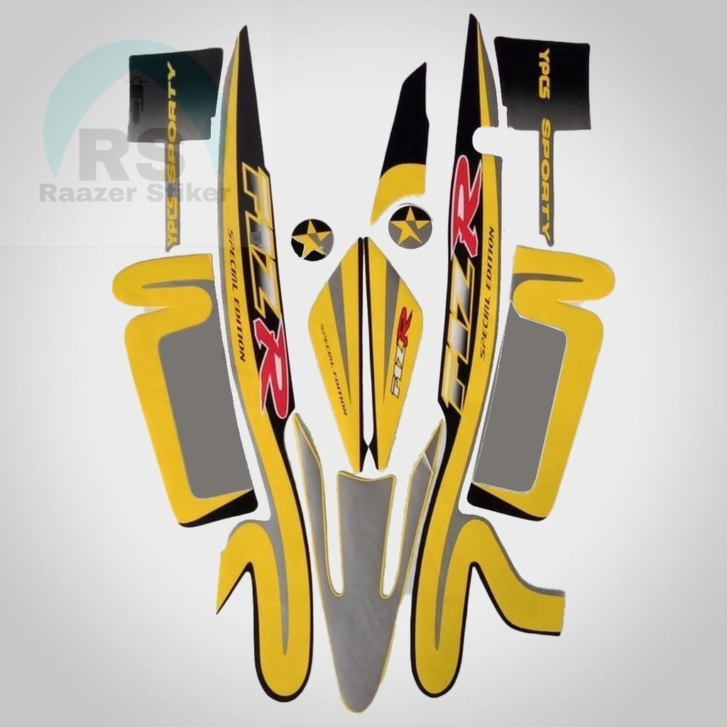 Stiker Striping Yamaha F1ZR CALTEX 2001 - List Motor F1ZR CALTEX 2001 Berkualitas