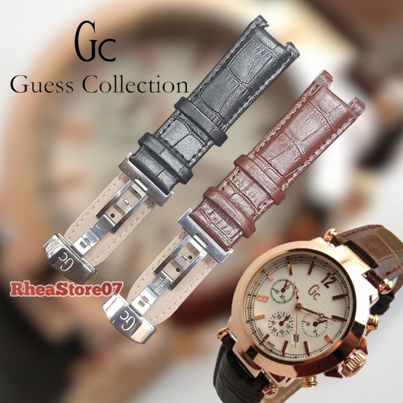 Strap/Tali Jam Tangan kulit GC tali Jam kulit GUESS COLECTION LEATHER