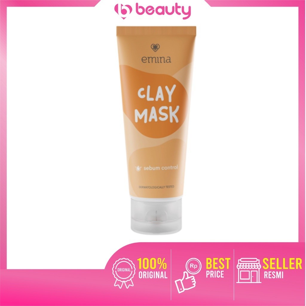EMINA Clay Mask Sebum Control 60 ml / masker wajah