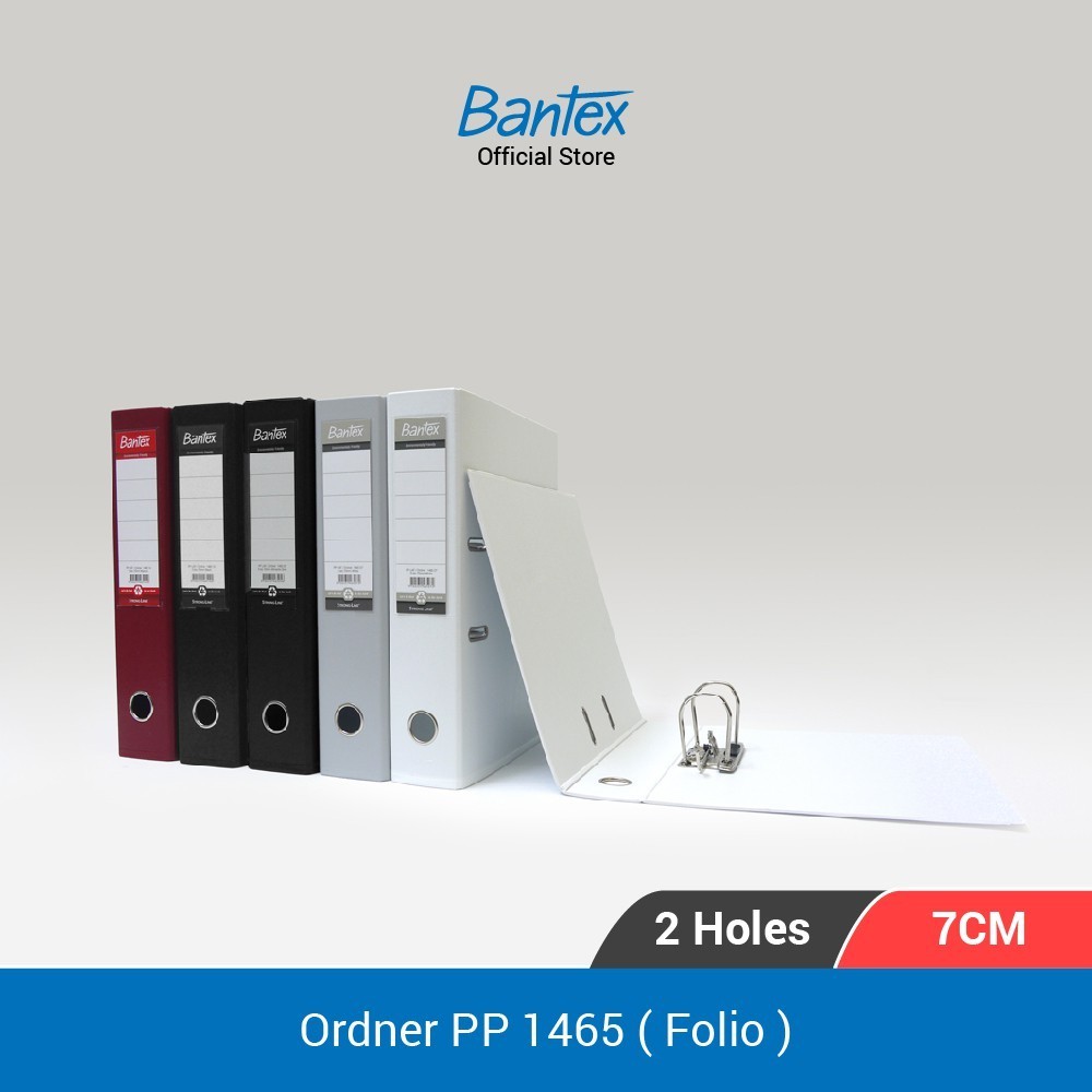 

[The Stationery Shack] Bantex Lever Arch File Ordner PP Folio 7cm Neutral colours #1465