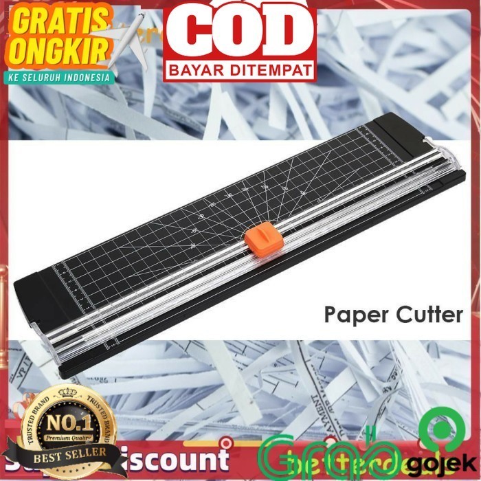 

Alat Pemotong Potong Kertas Portabel Paper Trimmer Cutter Kertas A3 F4 A4 A5 DM