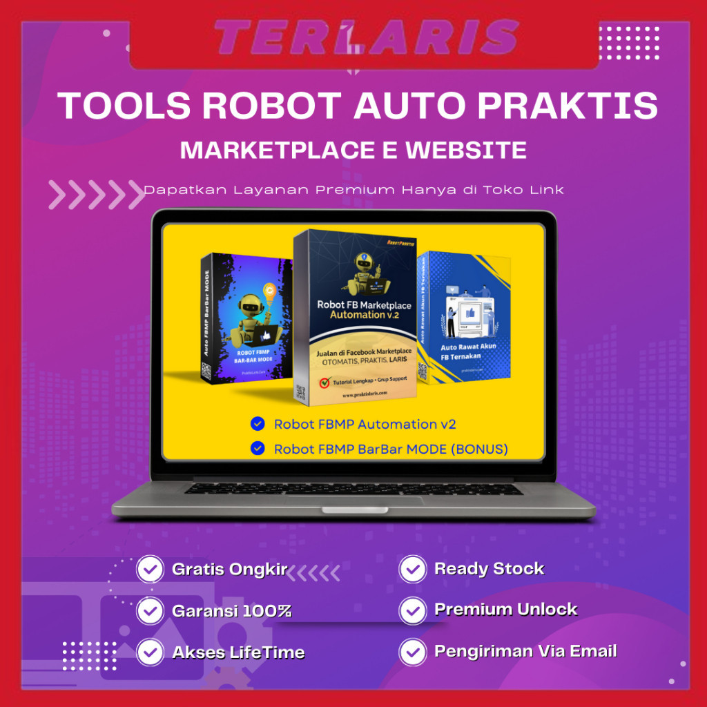 TOOLS ROBOT AUTO PRAKTIS MARKETPLACE LARIS MANIS Termurah - TokoLink