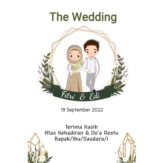 

Tambahan thanks card stok ready