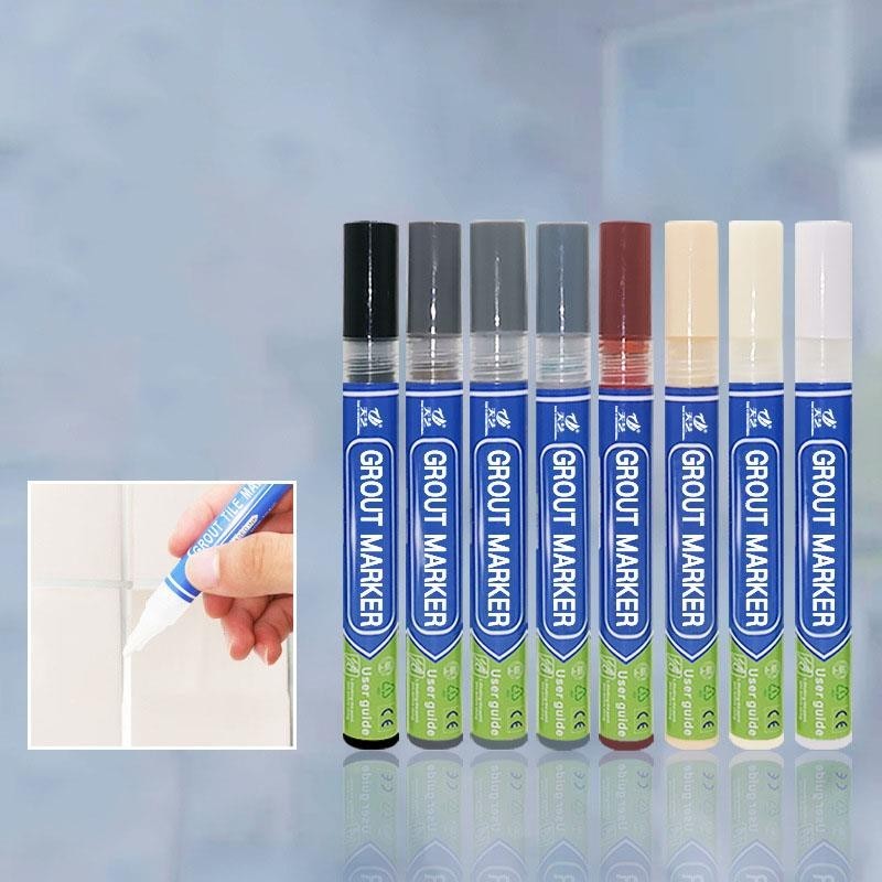 

Tile Grout Pens White Waterproof Tile Marker Grout Pen Wall Seam Pen For Tiles Floor Bathroom Decontamination Seam Repair Tools