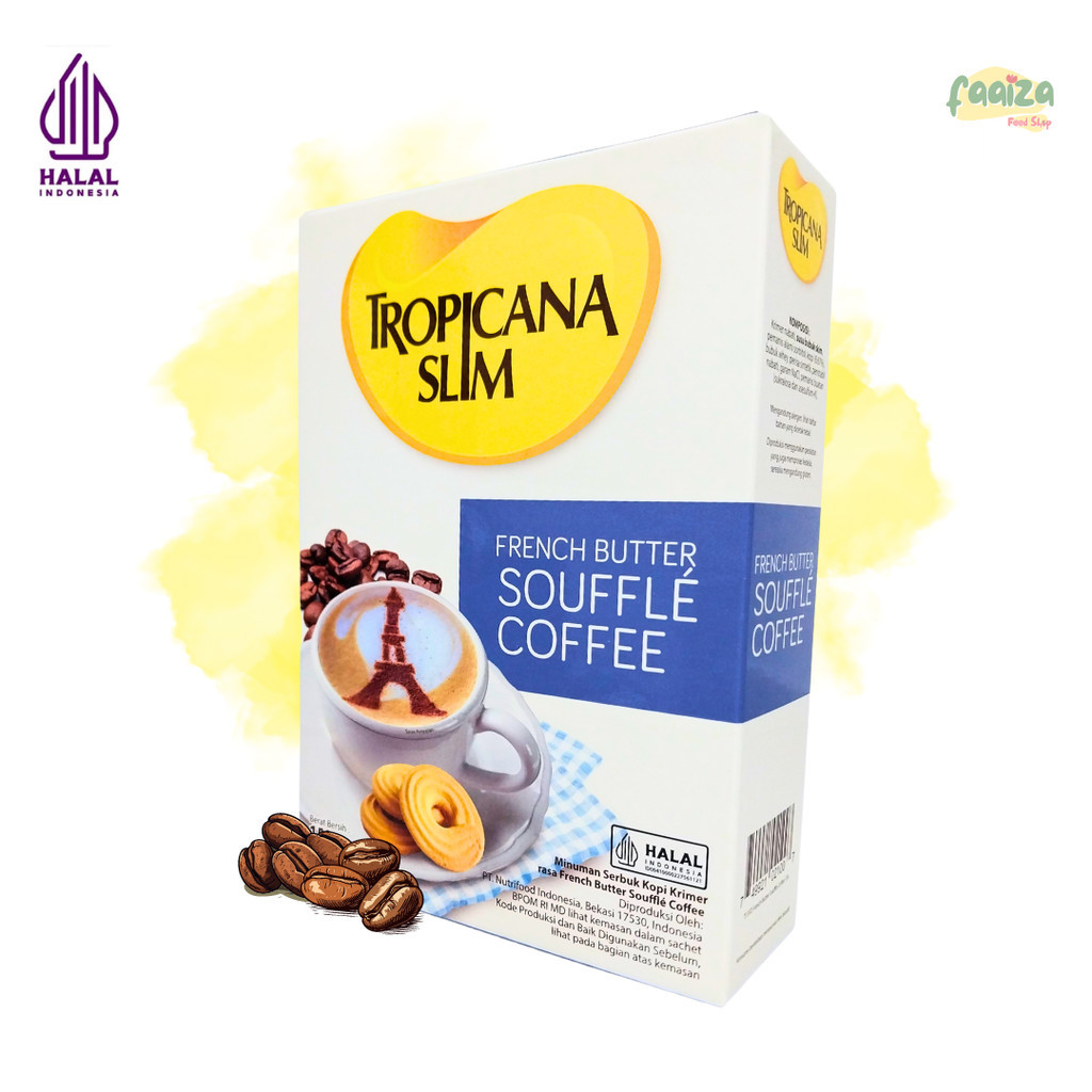 

Tropicana Slim French Butter Souffle Coffee 150gr Kopi Bebas Gula