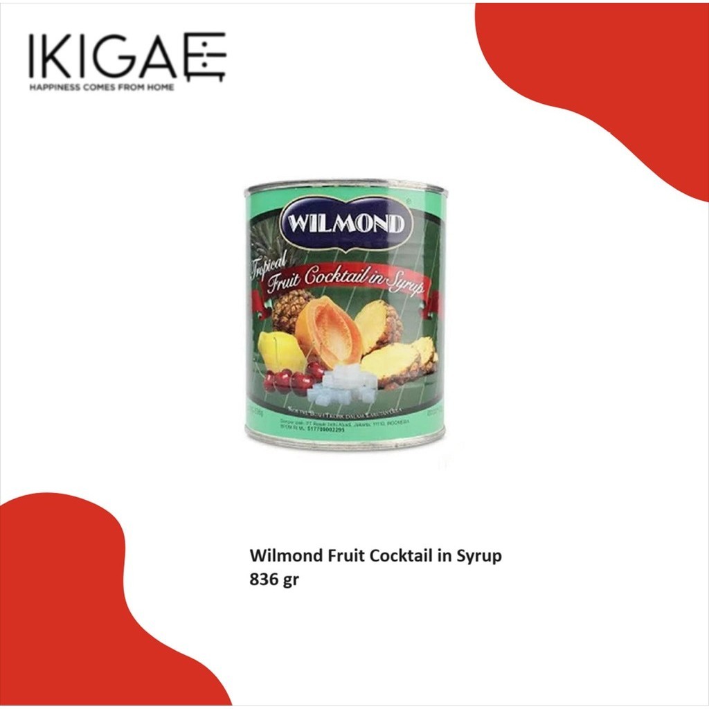 

KOKTIL BUAH NATA DE COCO / WILMOND TROPICAL FRUIT COCKTAIL 836 GR