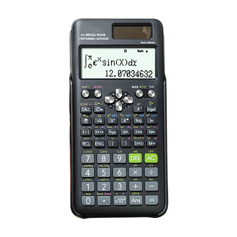 

991es Plus New Multifunctional Calculator Student Exam Electronic Algorithm Research Exam Vector Test Function Pocket Calculator