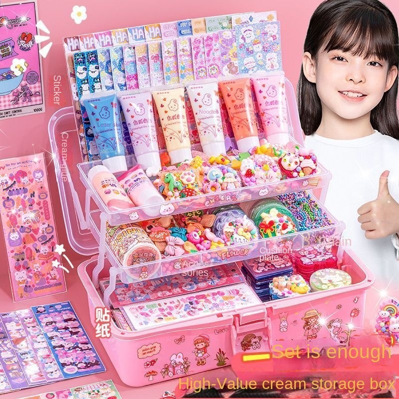 

A Full Set of Goo Card Set Guka Bucket Sticker Set Hand Account Toy Guka Chuck Children Hand Account Tool Set Sticke Halloween