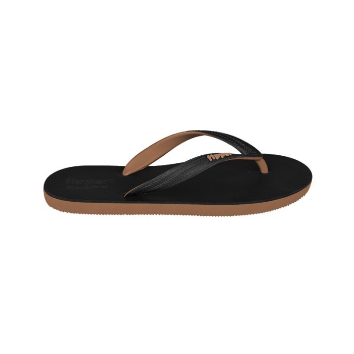 best -Fipper Black - M Series / Sandal Jepit Pria / Black - Brown - 7