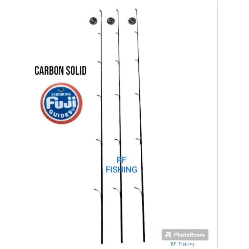 QX31FV Ujung Joran Carbon Solid 562 / 602 Daido Athena/Alexa/Kenzi  Full Fuji