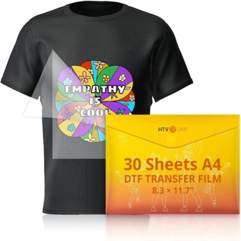 

10/30PCS A4 DTF Transfer Film PET Heat Transfer Paper PreTreat Sheets for DYI Direct on T-Shirts Bags Textile