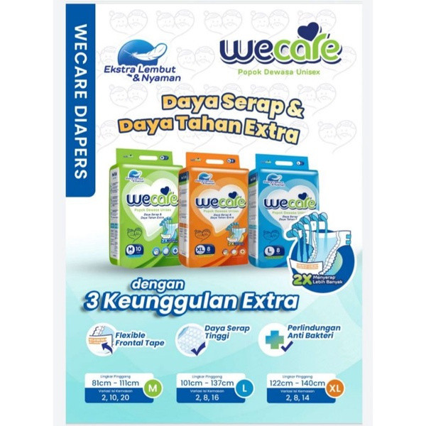 WECARE ADULT DIAPERS