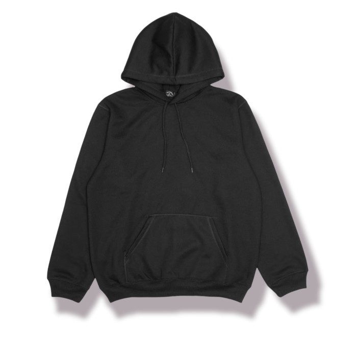 DINDASHOPEE Hoodie Polos Jaket Hoodie Pria Keren Hodie Hitam Kekinian Distro Ori - Hitam, M