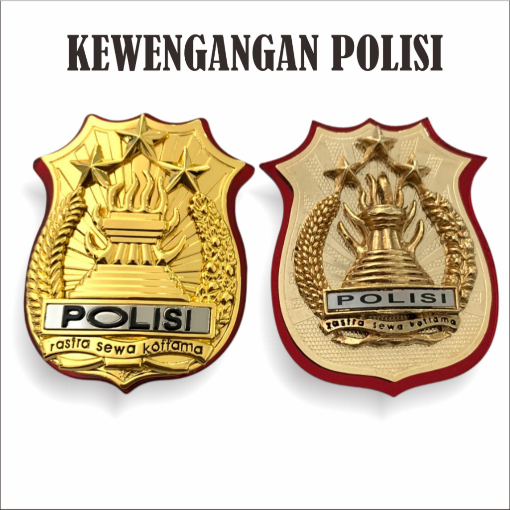 PSN_ATRIBUT ATRIBUT POLRI / PIN POLRI / KEWENANGAN POLRI / KOPEL POLRI / ATRIBUT POLISI BAHAN LOGAM 