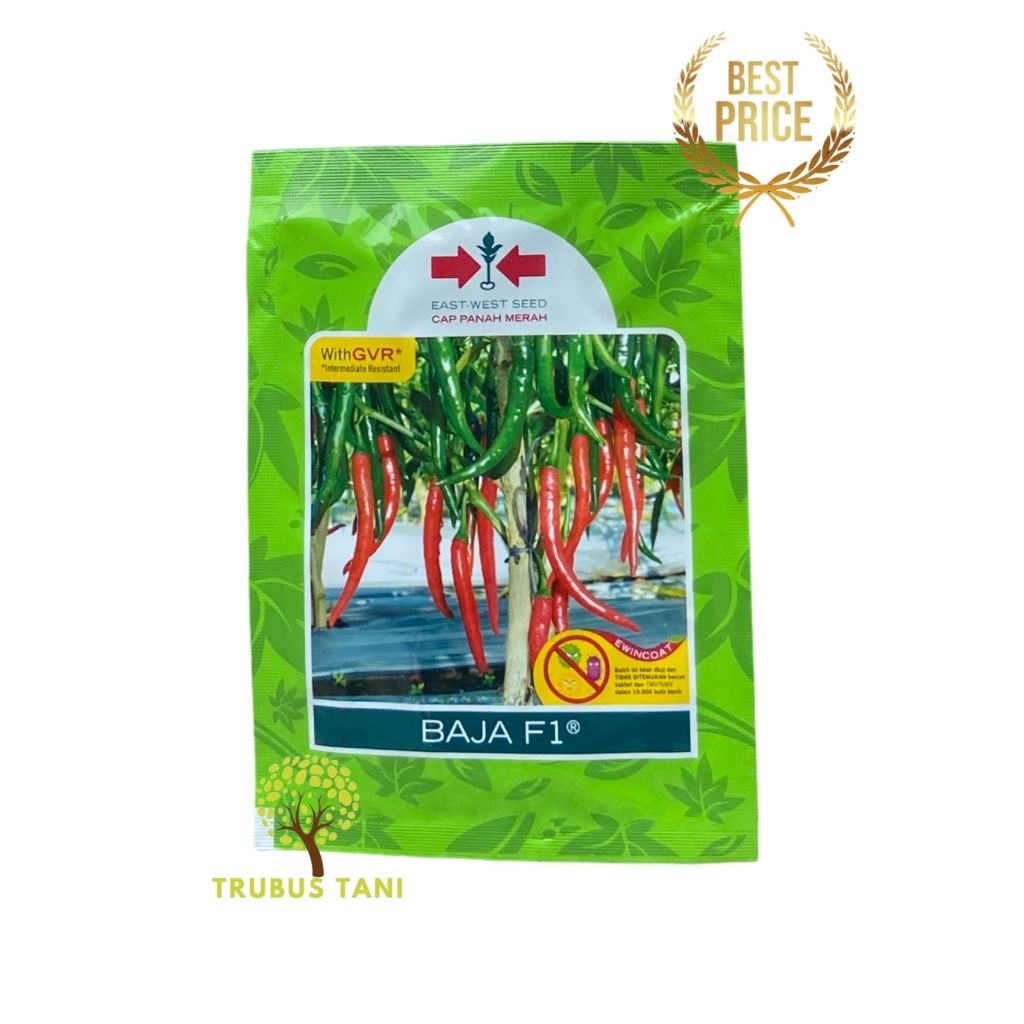 Benih Cabe Merah Besar BAJA F1 Cap Panah Merah 10 gram Bibit Cabai Lombok