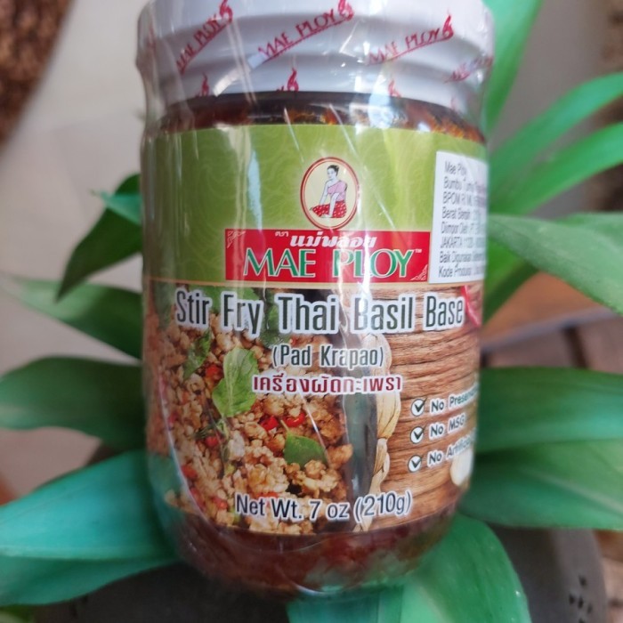 

Mae Ploy Stir Fry Thai Basil 210gr/ Thai Food / Thai Basil/ Pad Krapao