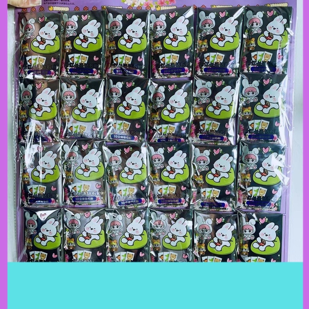 

<> Stiker berlian kartun anak-anak buatan tangan kreatif DIY paket toys mainan