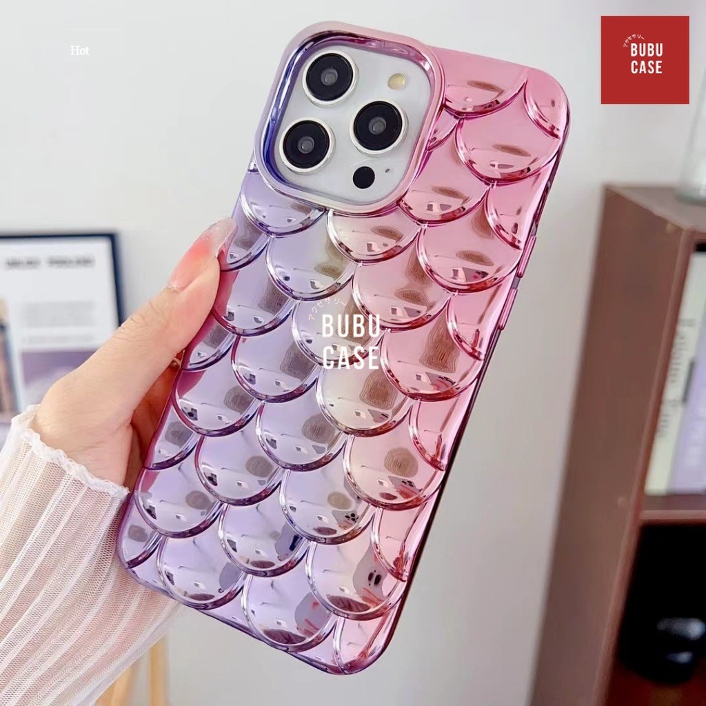 Mermaid Case Silicone Iphone 7 8 Plus X XR XS 11 12 13 14 15 Pro Max Case Luxury Mermaid Chrome Grad
